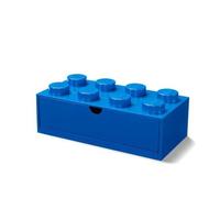 Brique de Rangement Lego 1 tiroir 8 tenons - Bleu