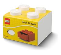 Brique de rangement - LEGO - 5006313 - 4 tenons - Blanc - Empilable