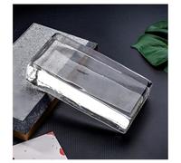 Brique de verre de processus, Cloisons de séparation transparentes 200 x 100 x 50 mm, isolation phonique et thermique, décoration(Clear-g)