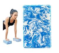 Brique De Yoga - EVA Haute Densité 9x6x4 Pouces, Pilates Irisé Antidérapant Résistant À L'usure, Accessoires De Support D'entraînement | Outil D'assistance Élastique De Longue Durée Pour L'utilisation
