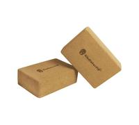 Brique De Yoga "Yoga Block" En Liège Antidérapant Beige