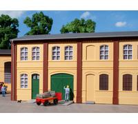 Brique Murs Avec Fenêtre Et Porte Ouvertures Jaune (6pc) H0 / Jauge D'Oo Auhagen