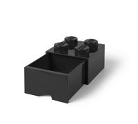 LEGO® Boîte de rangement 4 avec tiroir - noir