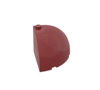 Brique Ronde 4X4 Brique d’Arc 10 Pièces GDS-2133 Compatible avec Lego Jouets en Vrac Classiques MOC Couleur:Rosso Scuro 154