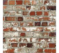 Muriva Papier peint LOFT Brique Rouge (102538) – Imitation pierre et brique, duplex non peignable