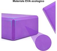 Brique Yoga Lot 2 Bloc Yoga Block Brique De Yoga Blocks Briques Kit Yoga Accessoires Avec Sangle Et Sac De Yoga ¿Lot De 4 Pièces¿