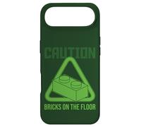 Briques d'avertissement sur Le Bloc de Sol Maître Builder Coque pour iPhone Air