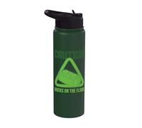 Briques d'avertissement sur le bloc de sol Maître Builder Stainless Steel Insulated Water Bottle