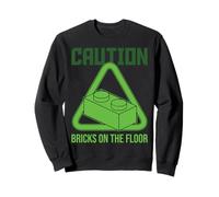 Briques d'avertissement sur Le Bloc de Sol Maître Builder Sweatshirt