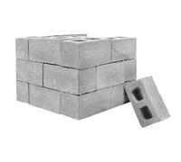 - Briques de ciment grises à monter soi-même pour votre mur - 32 pièces - Éducation (gris foncé, taille unique)