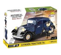 Briques de construction - COBI - Citroën Traction 7A - 222 pièces - Figurine de soldat - 1:35
