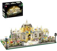 Briques De Construction D'Architecture, Ensemble De Construction De Maison De Fleurs, Jouets De Construction Créatifs Stem, Jouets Stem, Vue Sur La Rue De La Ville, Collection Botanique, Kit De