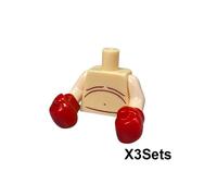 Briques De Construction D'arme D'attaque Musculaire Pour Garçons,Jouets En Plastique,Gants De Boxeur De Sport,Jouets Masculins,Briques De Ciile,Cadeaux Moc - Type White