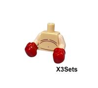 Briques De Construction D'arme D'attaque Musculaire Pour Garçons,Jouets En Plastique,Gants De Boxeur De Sport,Jouets Masculins,Briques De Ciile,Cadeaux Moc - Type Yellow
