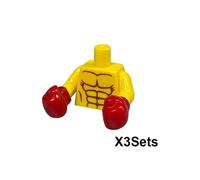 Briques De Construction D'arme D'attaque Musculaire Pour Garçons,Jouets En Plastique,Gants De Boxeur De Sport,Jouets Masculins,Briques De Ciile,Cadeaux Moc - Type Black