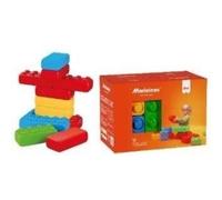 Marioinex Brick Building Blocks Construction Game 12 Pieces Multicolore Enfants