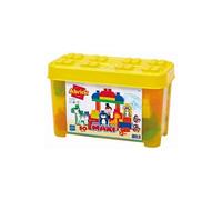 Jouets Ecoiffier - 7881 - Baril des Animaux du Monde - 50 pièces - Les Maxi - Jeu de Construction pour Enfant - Dès 12 Mois - Fabriqué en France, Coloré