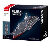 Briques de construction - SLUBAN - Porte-avions Fujian - 1 312 pièces - Échelle 1/450 - Dès 12 ans
