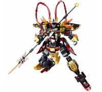 Briques de construction - SLUBAN - Robot Super PR Mecha (Noir/Rouge/Jaune) - 552 pièces - Membres mobiles - 27,6 cm