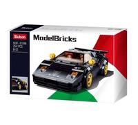 Briques de construction - SLUBAN - Voiture de sport italienne noire - 254 pièces - À partir de 8 ans - Mixte