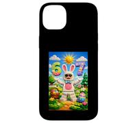 Briques de Construction Œufs de Pâques Lapin drôle Six Seven 67 Meme Coque pour iPhone 14 Plus