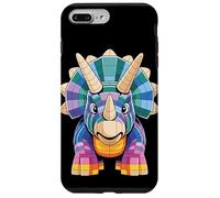 Briques de Jeu Tricératops Dinosaure Coque pour iPhone 7 Plus/8 Plus