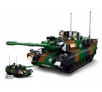 Briques De Modèle Sluban M38-B0839 Char De Combat Allemand Leopard 2a5