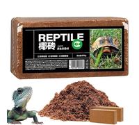 Briques de noix de coco pour animaux de compagnie, substrat en fibre de coco,Briques de coco en fibre de coco Substrat en fibre de coco pour reptiles - Brique de substrat hydratant pour reptiles, briq