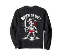 Briques d'halloween - Squelette de Pirate - Jouet de Construction Sweatshirt