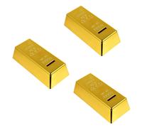 Briques d'or simulées, tirelire pour enfants, tirelire
