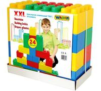 Briques géantes XXL - WADER - 24 pièces - Jaune