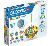 Briques magnétiques Panneau Supercolor Recyclé 52 éléments Geomag Geo-378