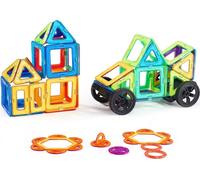 Briques magnétiques pour enfants - 62 pièces - Jeu de construction magnétique créatif - Jouets éducatifs pour jeunes enfants - Jouets éducatifs