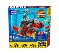 Briques mega bloks hot wheels hkf87 monster trucks - bone shaker 151 pièces