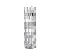 Briquet à Essence de houille Classique Rechargeable en Laiton rectangulaire Mini Portable rétro à glissière latérale, Coffret Cadeau, Cadeau pour Petit ami, série Thorens Petit Carré Argent