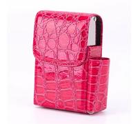Briquet À Gaz Butane En Cuir Pour Homme D'affaires,Étui Laguna,Boîtes Es,Support En Pu,Gadgets Pour Hommes,Fumée,20 Pièces - Type Eyu-Red