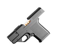 Briquet à gaz for étui à cigarettes, 10 pièces par paquet, allumage à une touche, réglage de la flamme, remplissage de carburant, briquet coupe-vent, adapté à une utilisation intérieure et extérieure