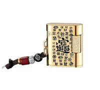 Briquet à glissière latérale, rechargeable au kérosène pour homme, en métal durable, coupe-vent, accessoire de camping, idéal pour l'extérieur (carburant non inclus)
