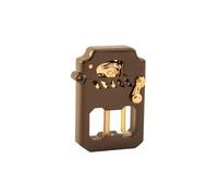 Briquet à kérosène à recharge de cycle, briquet à kérosène en métal à l'ancienne, avec fenêtre d'observation du carburant, briquet d'allumage à culbuteur, adapté à la nature sauvage, aux voyages, au c