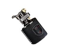 Briquet à kérosène en métal, Briquet à kérosène réutilisable, Briquet à meule, Briquet Dragon en Relief, adapté for l'extérieur, Bougie, Collection (Carburant Non Inclus)(Black)