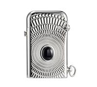 Briquet à kérosène rétro en Laiton avec Gravure en Relief et Incrustation, Rechargeable, allumage Automatique, pièce de Collection, Cadeau pour père, Thorens Gen 1 Single Claw Eye of Diamond