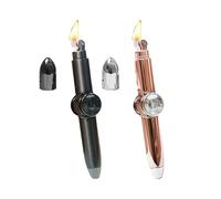Briquet à meule, briquet à kérosène rétro, Briquets allume-bougies, portable, multifonction, rechargeable, for camping et voyage en plein air(2pc2)