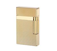 Briquet à pétrole Classique en cuivre Pur, à clapet, Briquet Haut de Gamme for Homme en métal gravé rétro, allumage latéral Coulissant, idéal for Offrir ou Collectionner.(Gold5)