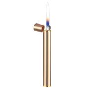 Briquet à Roue Ultra Fine, Mini Briquet Compact à fumée, Briquet à Flamme Nue, Briquet au Butane, Briquet léger en métal, Cadeaux for Petits Amis (Color : W)
