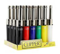 briquet allume tout lot de 24 clipper couleurs