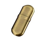 Briquet Au Kérosène Antique - Nostalgique en Laiton Rétro, Cuivre Pur Créatif Rechargeable Coupe-Vent, Vintage - Cadeau d'Anniversaire pour Papa et Mari