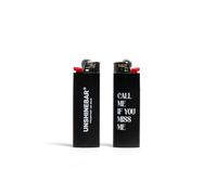 Briquet avec inscription Call Me If You Miss Me en noir partenaire (1)