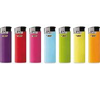briquets bic maxi électroniques couleurs x 50