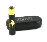 Briquet Clipper en Métal Aigle du Motard - modèle Doré