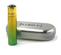 Briquet Clipper en Métal Collection Green Gradient - Rechargeable
